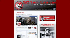 Desktop Screenshot of 501st.sg